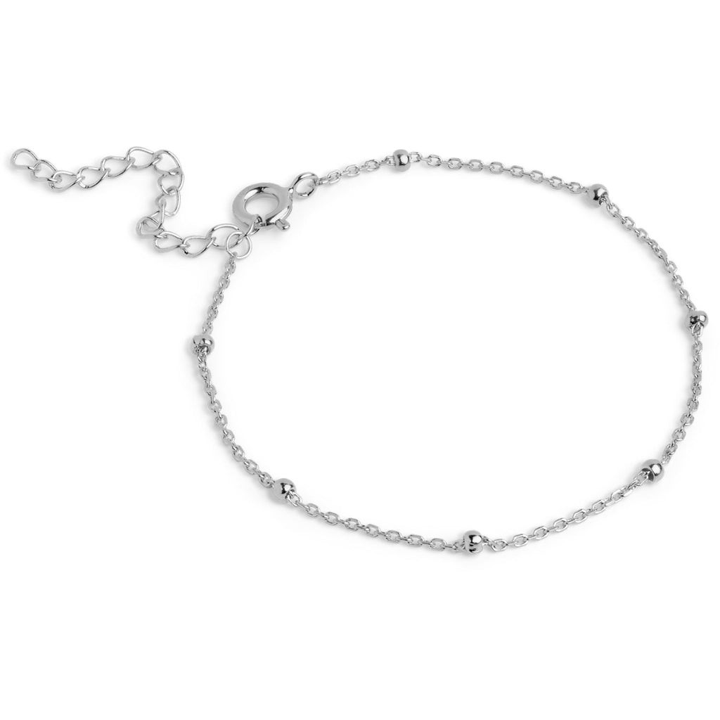 Enamel Beaded Chain Armbånd Sølv