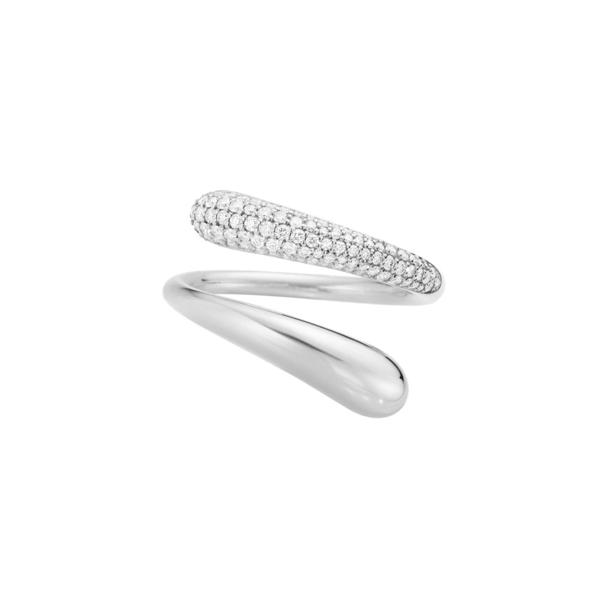 Mercy ring i sølv med diamanter, 0,37 ct.