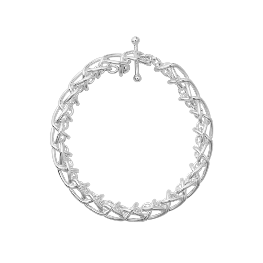 Georg Jensen WEFT armbånd i sølv
