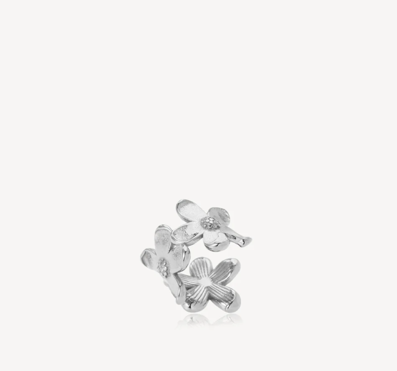 Sistie 2ND stål earcuff Camelia