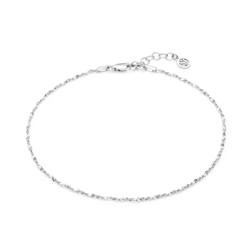 Ankelkæde Asola Sølv