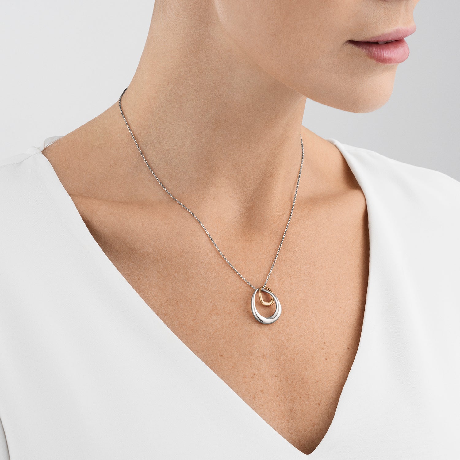 OFFSPRING vedhæng - sterlingsølv og 18 kt. rosa guld - Sct. Mathias Ure & Guld