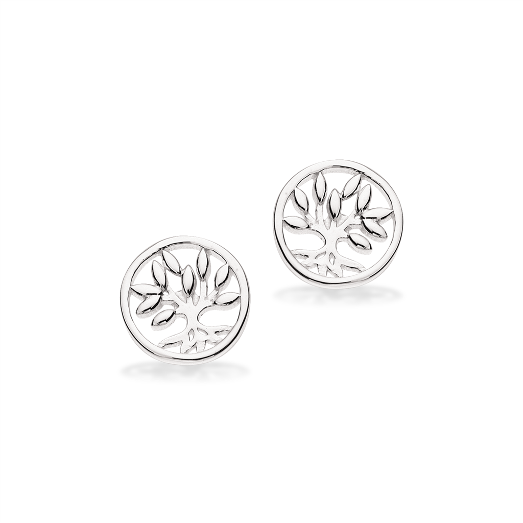 ØRERINGE LIVETS TRÆ SØLV