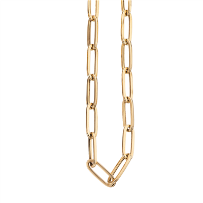 8 kt. guld link armbånd
