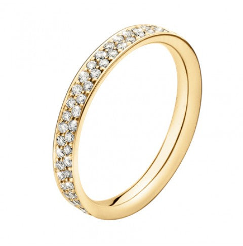 MAGIC ring - 18 kt. guld med pavéfattede brillanter - Sct. Mathias Ure & Guld
