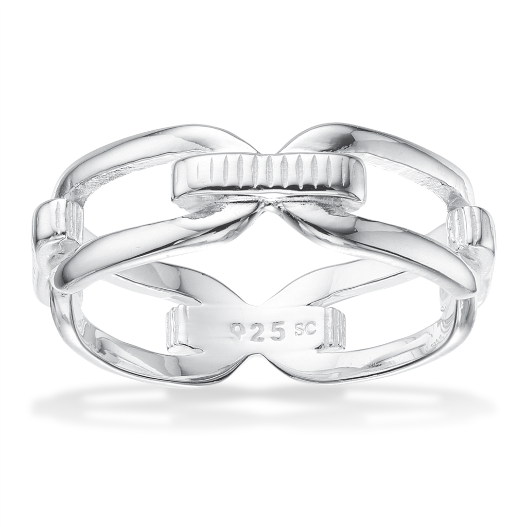 RING LINKS SØLV