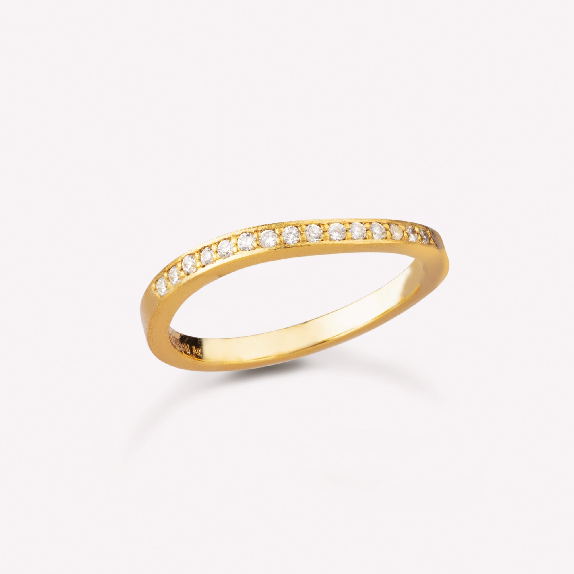 Ocean Flow Band Sparkle, forgyldt