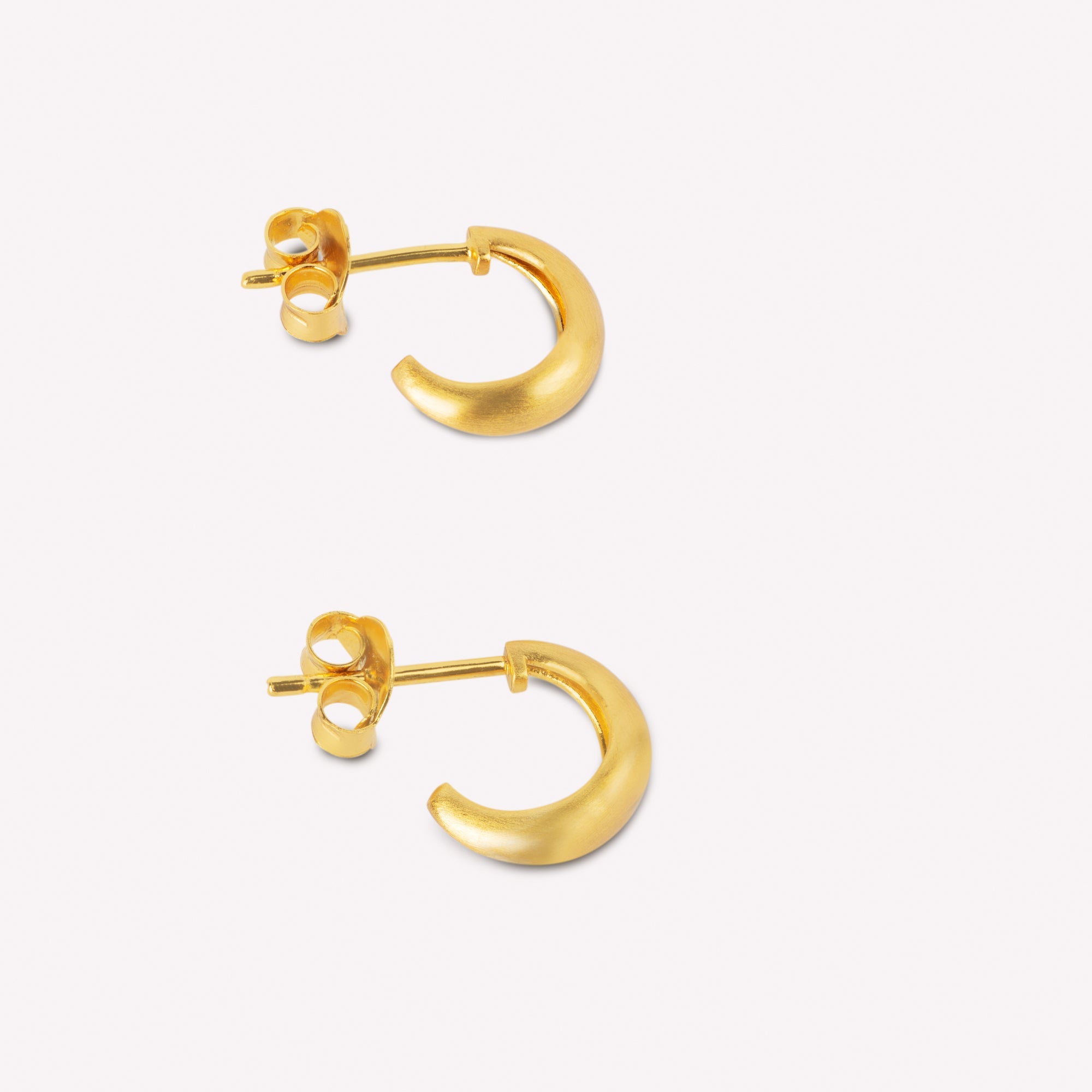 Ocean Flow hoops small, forgyldt