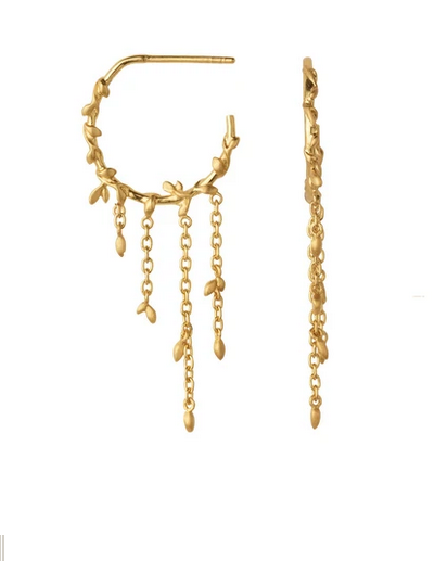 ByBiehl, Jungle Ivy Hoops, Forgyldt - Sct. Mathias Ure & Guld