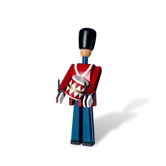 Kay Bojesen, Trommeslager, lille 22,5 cm - Sct. Mathias Ure & Guld