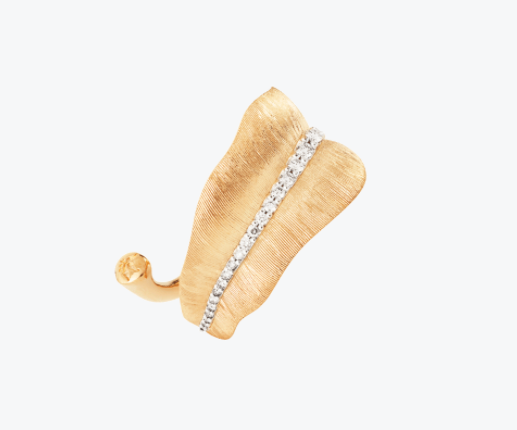 Leaves ring med diamanter - Sct. Mathias Ure & Guld