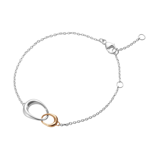OFFSPRING armbånd - sterlingsølv og 18 kt. rosa guld - Sct. Mathias Ure & Guld