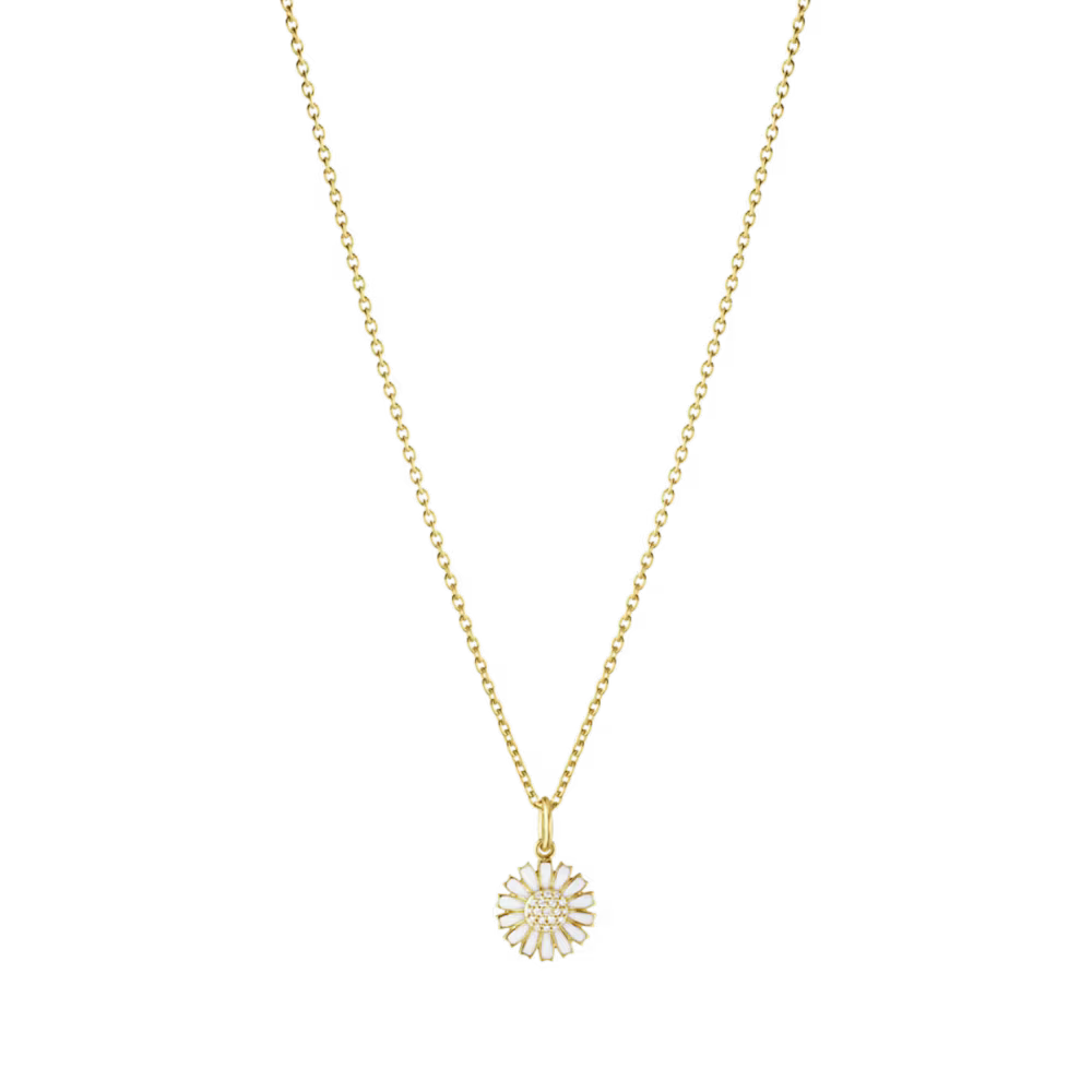Daisy halskæde med Diamant 11mm