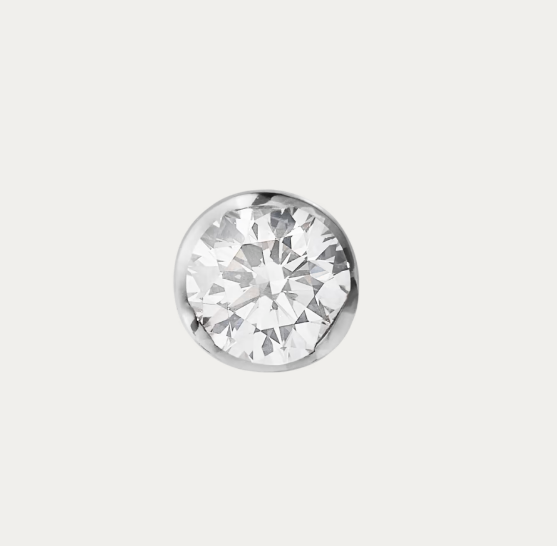 GEORG JENSEN SIGNATURE DIAMONDS, solitaire ørestik, enkel