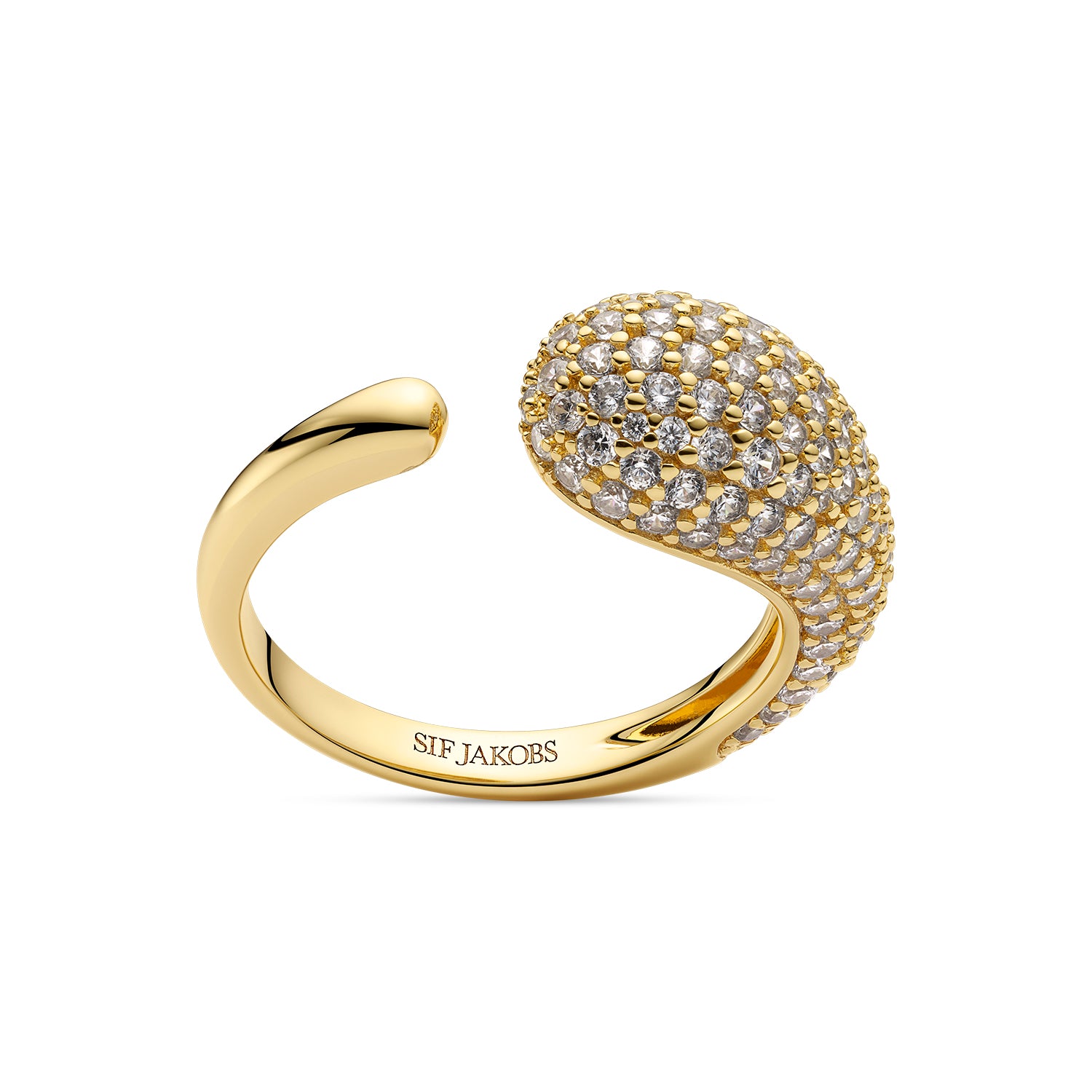 Ring Goccia Piccolo Forgyldt