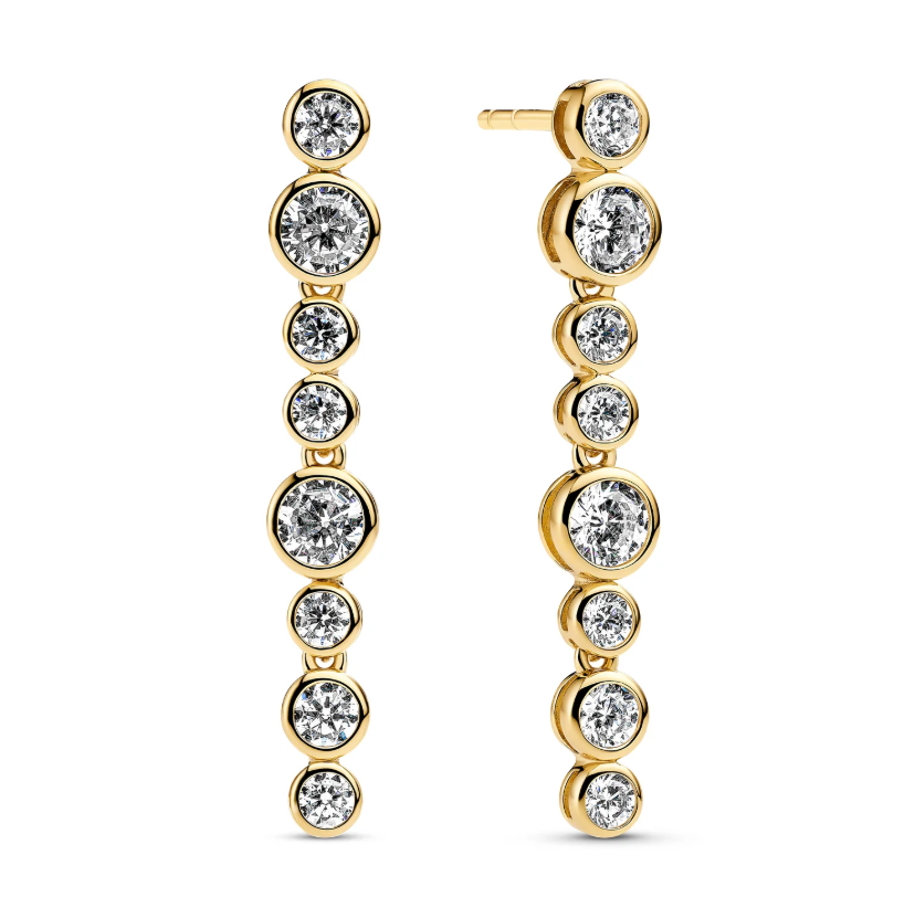 Øreringe Sardinien Lungo Piccolo forgyldt