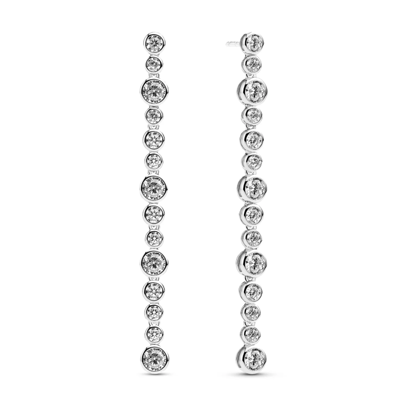 Øreringe Sardinien Lungo Grande Sølv