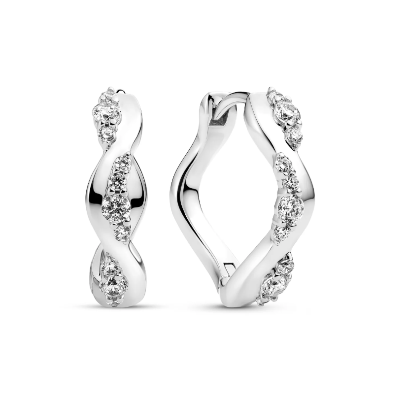 Øreringe Ellera Waves Altro Creolo Sølv