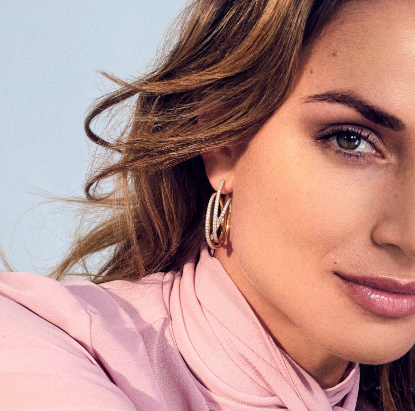 Øreringe Spirale Grande Forgyldt