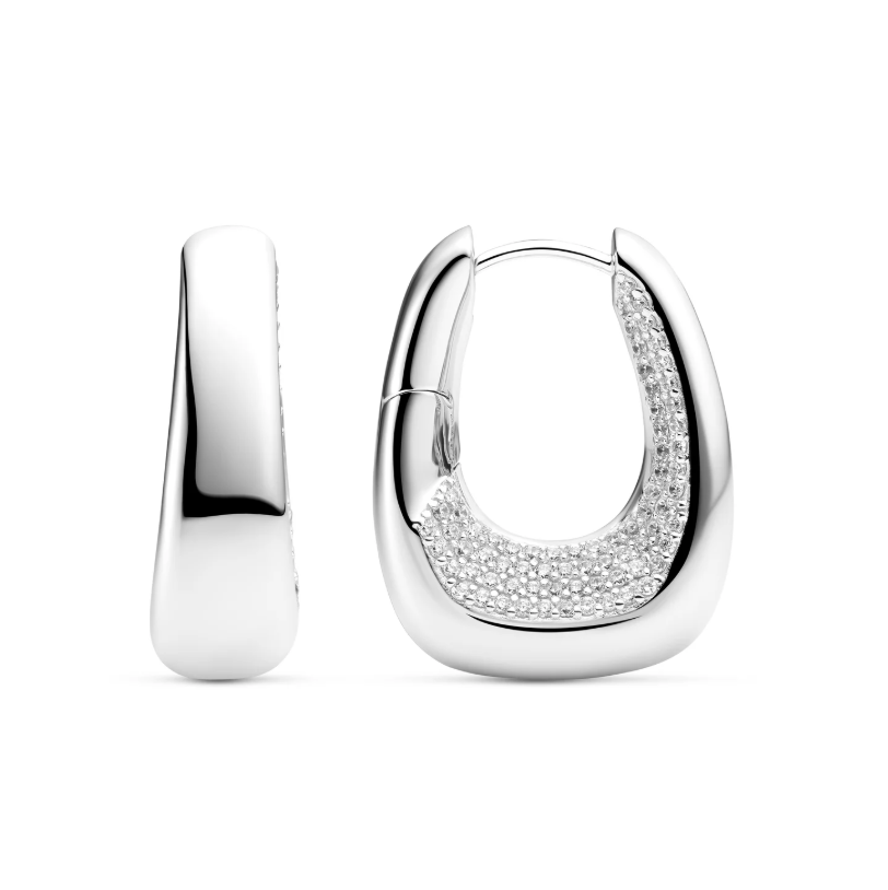 Øreringe Borsa Grande Sølv