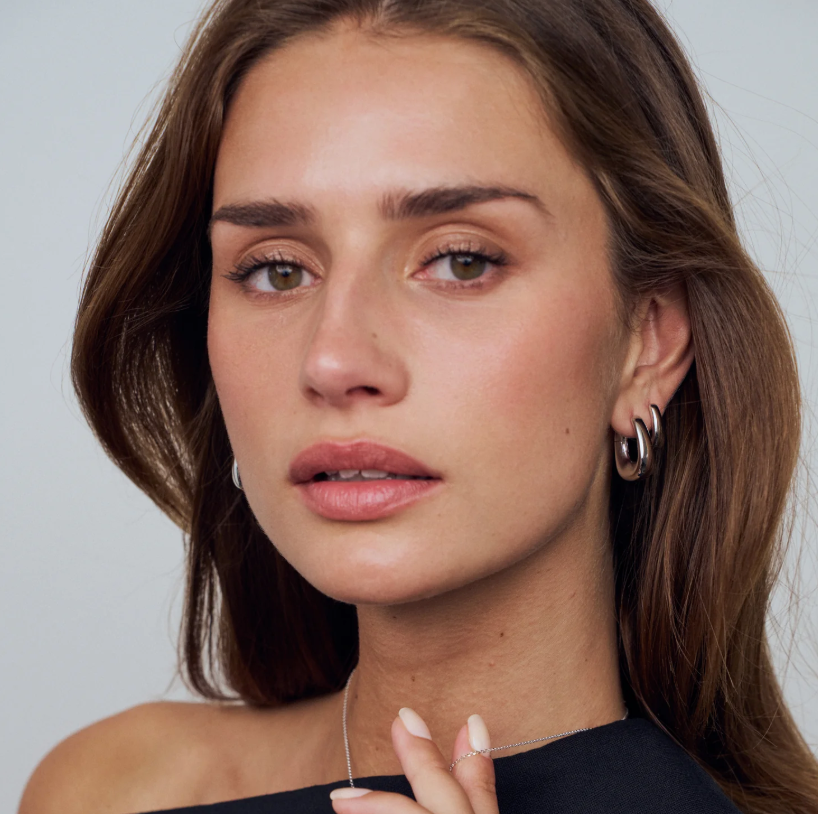 Øreringe Borsa Pianura Grande Sølv