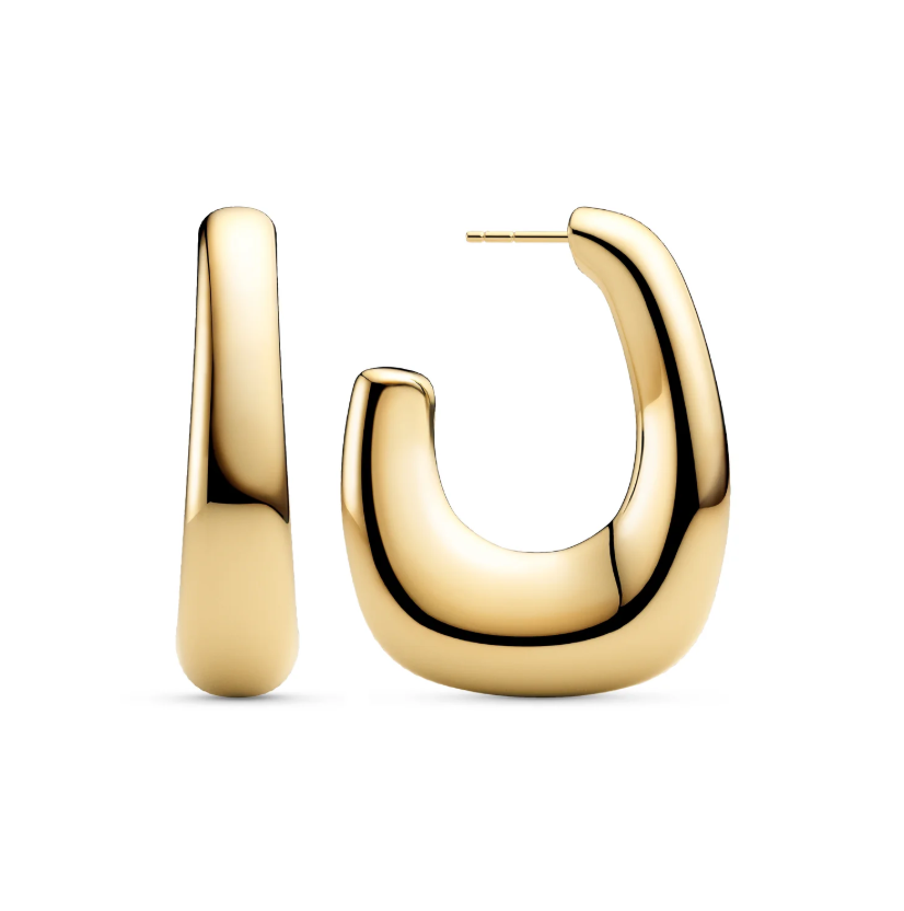 Øreringe Borsa X-Grande Forgyldt