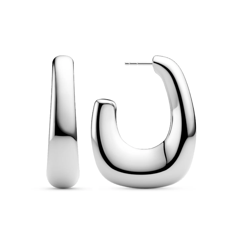 Øreringe Borsa X-Grande Sølv