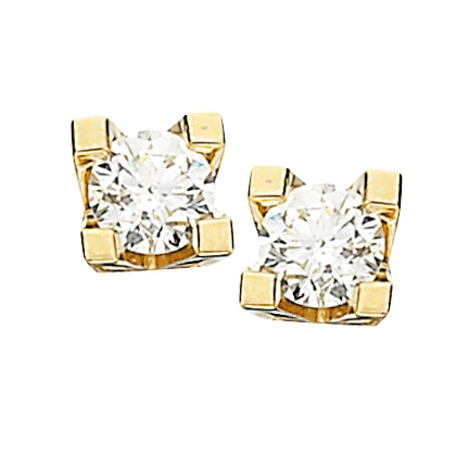 Kleopatra ørestikker i 14kt. guld med diamanter - Sct. Mathias Ure & Guld