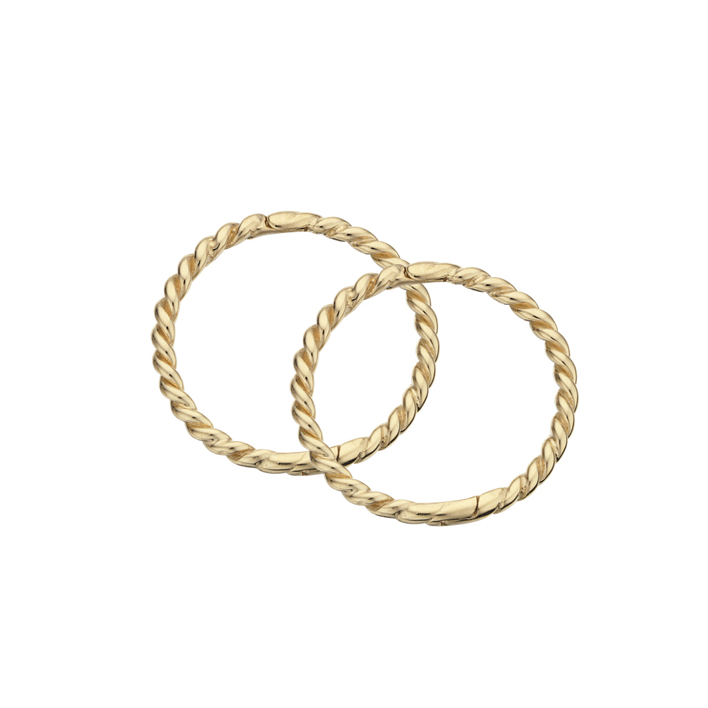 Clip-Creol 12mm, 8kt Guld - Sct. Mathias Ure & Guld