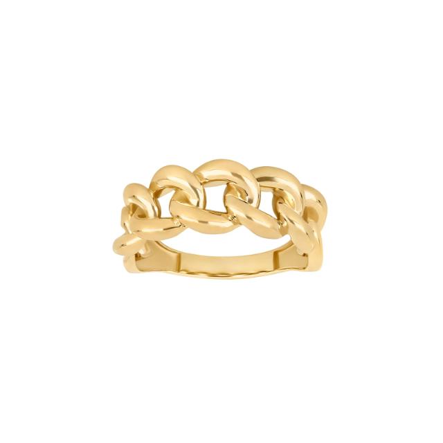 8 kt. panser guld ring