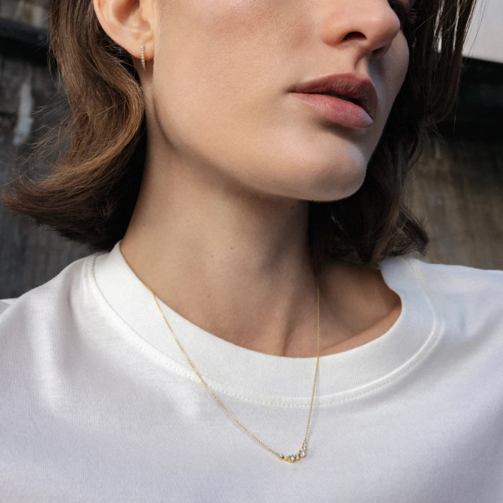 GEORG JENSEN SIGNATURE DIAMONDS, ørering, enkel