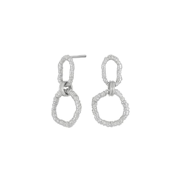 Rhd. sølv ørehænger HAPPY52