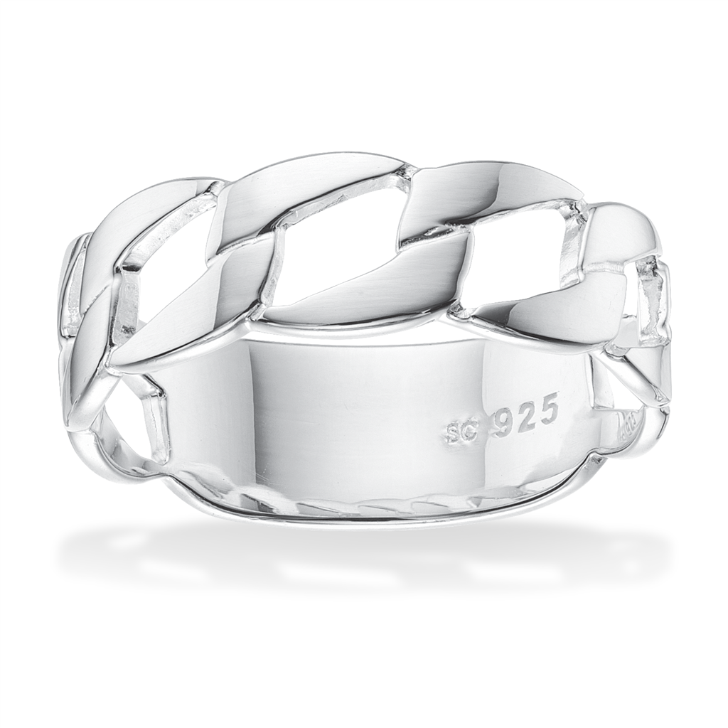 RING PANZER SØLV
