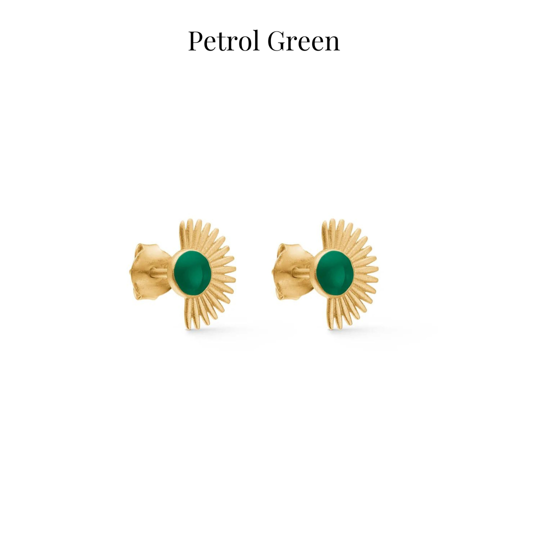 Soleil Ørestikker - Forgyldt Sølv