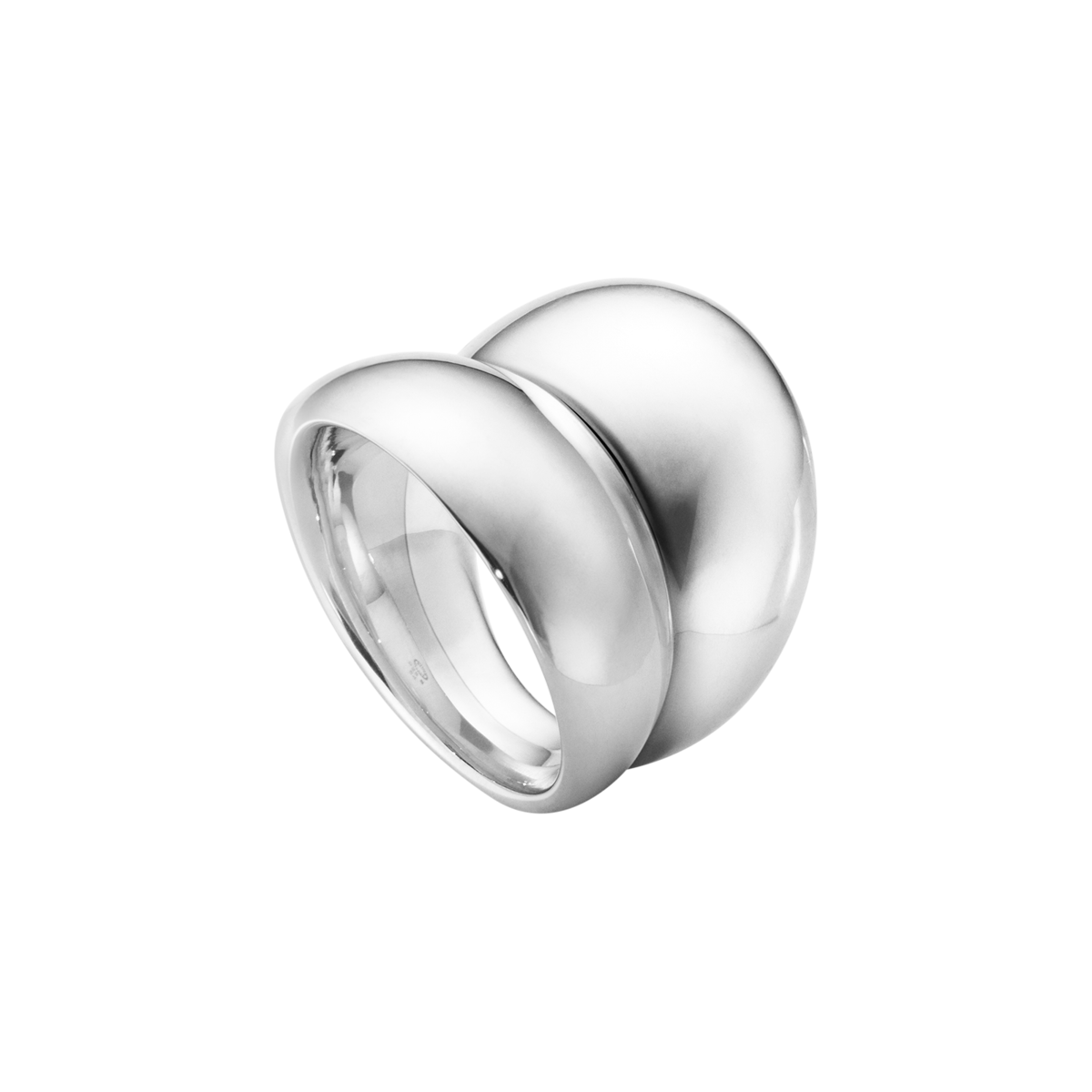 Curve Ring I Sølv - Sct. Mathias Ure & Guld